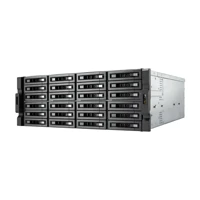 TS-2483XU-RP, NAS-Server, 24 Schächte, Rack -