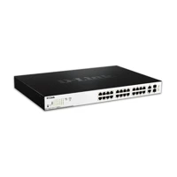 DGS-11 Rackmount GBit Smart Switch 24 Ports PoE