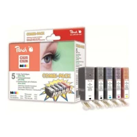 Combi-Pack, 5er-Packung, Schwarz, Gelb, Cyan