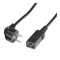 Netzkabel Schuko Stecker auf C19