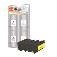 4er-Packung, mit hoher Kapazität, Schwarz, Gelb