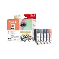 Combi-Pack, 5er-Packung, Schwarz, Gelb, Cyan