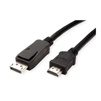 VALUE, Videokabel, DisplayPort Stecker bis HDMI Stecker