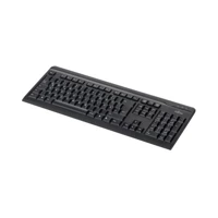 KB410, Tastatur, USB, Russisch, Schwarz, OEM