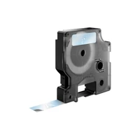 D1, Selbstklebend, White on Transparent, Rolle
