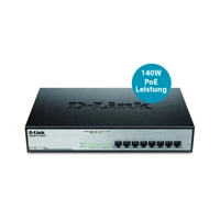 DGS 1008MP, Switch, unmanaged, an Rack
