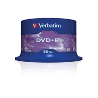 50x DVD+R, 4,7GB 16x, mattsilber, Spindel