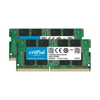 2x16GB DDR4-2666MHz, SO-DIMM, Unregistered
