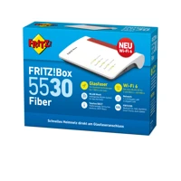 FRITZ!Box5530 Fiber Weiß, Wi-Fi 6, Intern, 3 LAN