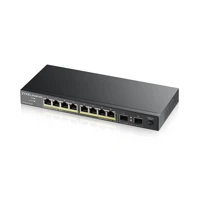 GS1100-10HP, Switch, 8 Port, 1Gbit/s, SFP