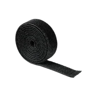 Klettverschlussstreifen, Schwarz