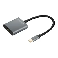 Adapter MiniDP1.4>HDMI2.0 4K60 Aluminiumgehäuse