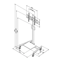 Wagen für LCD-/Plasmafernseher