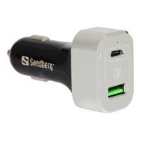 Car Charger USB-C PD+QC3.0 63W, Auto-Netzteil
