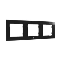 Befestigungsrahmen, wall, 3-fach, Schwarz