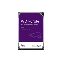Purple, 4TB HDD, 3,5", SATA, 5400rpm, 256MB