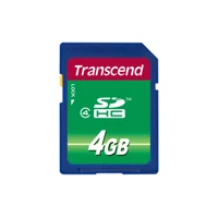 Flash-Speicherkarte, 4GB, Class 4, SDHC