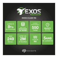 Exos 7E8 ST3000NM0005, 3TB, intern