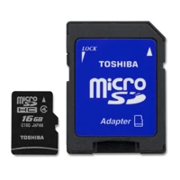 High Speed Standard microSDHC 16GB Kit,
