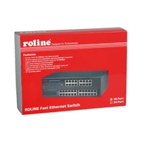 Switch - 24x10/100 - an Rack montierbar Switch