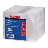 Slim JewelCase für Speicher-CD, Kapazität:1 CD