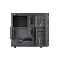 K280, MidiTower, Schwarz, bis ATX, Intern:1x2,5"