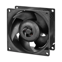 S8038-10K, 80mm, PWM, Schwarz