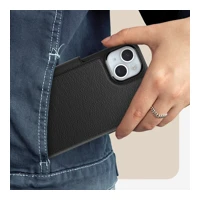 Strada MagSafe Apple iPhone 15 Plus Shadow - black