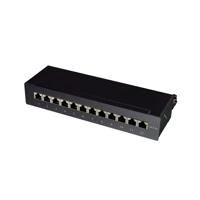 Patch Panel - geeignet für Wandmontage - RJ-45 X 12