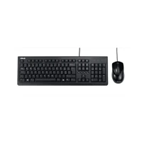 U2000, Tastatur-und-Maus-Set, USB, Schwarz