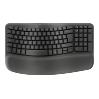 Logitech Wave Keys - Tastatur - kabellos - 2.4 GHz, Bluetoot