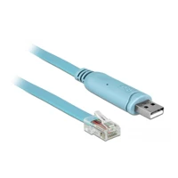 DeLock Kabel seriell, USB Stecker zu RJ-45 Stecker, 2m -