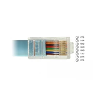 Kabel seriell, USB Stecker zu RJ-45 Stecker, 2m -