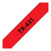 Schwarz, rot, Rolle (1,2 cm) 1Rolle Etiketten