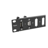 Patchpanel (Blindblech), mit Schraubverbindung -