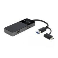 DeLock Adapter USB 3.0 to 4K HDMI + VGA, Adapterkabel -