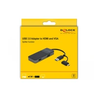 Adapter USB 3.0 to 4K HDMI + VGA, Adapterkabel -