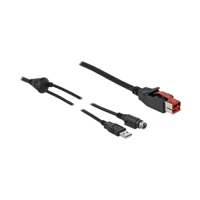 DeLock Powered USB-Kabel, USB PlusPower (24 V) Stecker zu