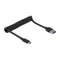 USB 3.1 Gen 2 Coiled Cable Type-A Stecker to Type-C