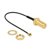Antennenkabel, RP-SMA Buchse bis I-PEX Stecker, 10cm -