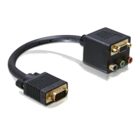 VGA-Adapter, HD-15 (VGA) Stecker zu HD-15 (VGA), RCA