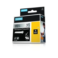 Polyester, permanenter Klebstoff, Schwarz auf