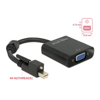 Adapter mini Displayport 1,2Stecker with screw > VGA