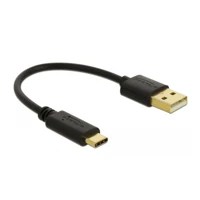 USB-Adapter, USB Stecker zu USB-C Stecker, 3A, 15cm -
