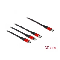 3 in 1, Kabel nur zum Laden, USB-C Stecker zu