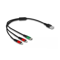 3 in 1, Kabel nur zum Laden, USB Stecker zu 24