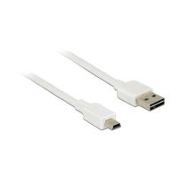 DeLock Easy, USB-Kabel, USB Stecker umkehrbar bis mini-USB