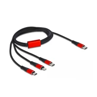 3 in 1, Kabel nur zum Laden, USB-C Stecker zu