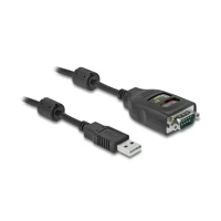 DeLock Kabel USB / seriell, USB Stecker zu RS-232 Stecker, 2m