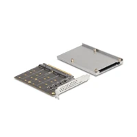 PCI Express x16 Karte zu 4 x intern NVMe M.2 Key M